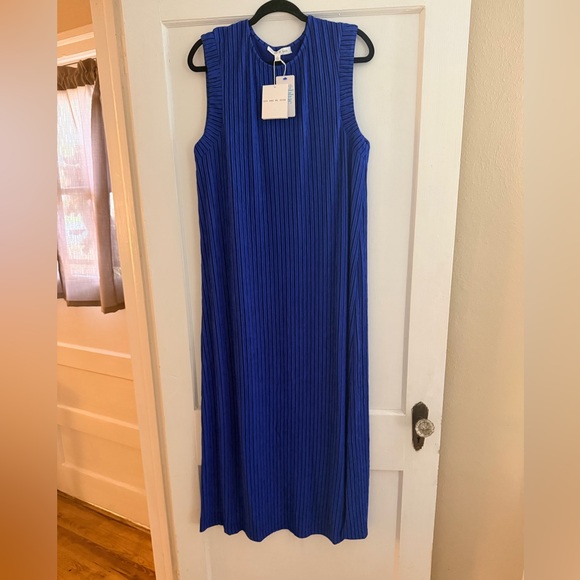 Textured Stripes Maxi, Royal Blue - Picture 4 of 6